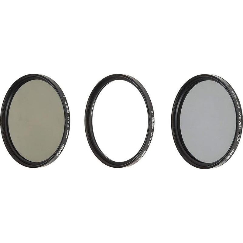 Tiffen 67mm Digital Essentials Filter Kit ( UVP, CP, ND6 )