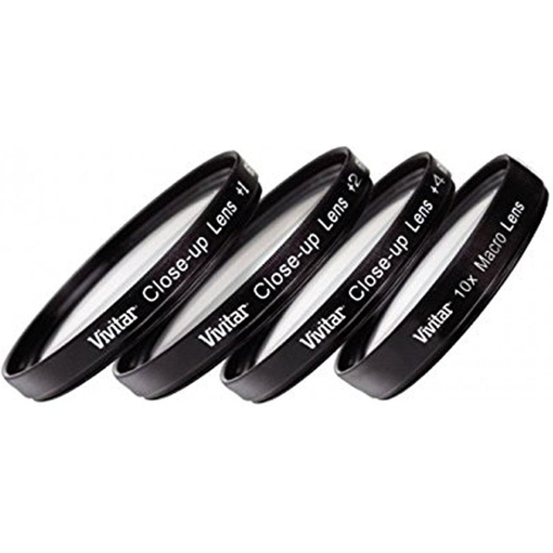 Vivitar 52mm 4pc HD Macro Close-UP Lens Filter Set +1 +2 +4 +10