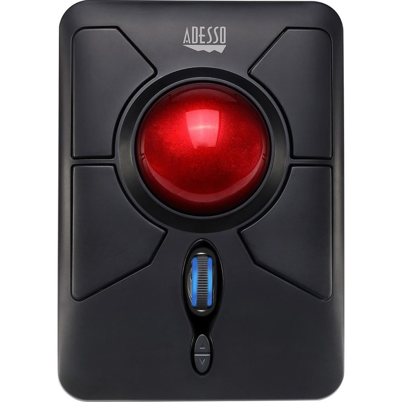 Adesso iMouse T50 Wireless Programmable Ergonomic Trackball Mouse