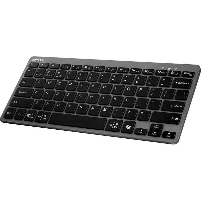 Adesso WKB-7000BB EasyTouch 7000 Bluetooth Keyboard with CoPilot AI Hotkey