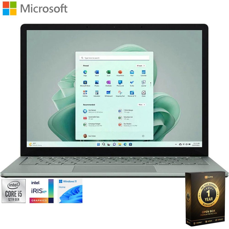 Microsoft Surface Laptop 5 13.5" Intel i5, 8GB/512GB Touch OPEN BOX + 1 Year Warranty Pack