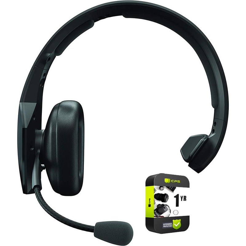 BlueParrott Bluetooth Mono Noise-Canceling Headset with 1 Year Extended Warranty