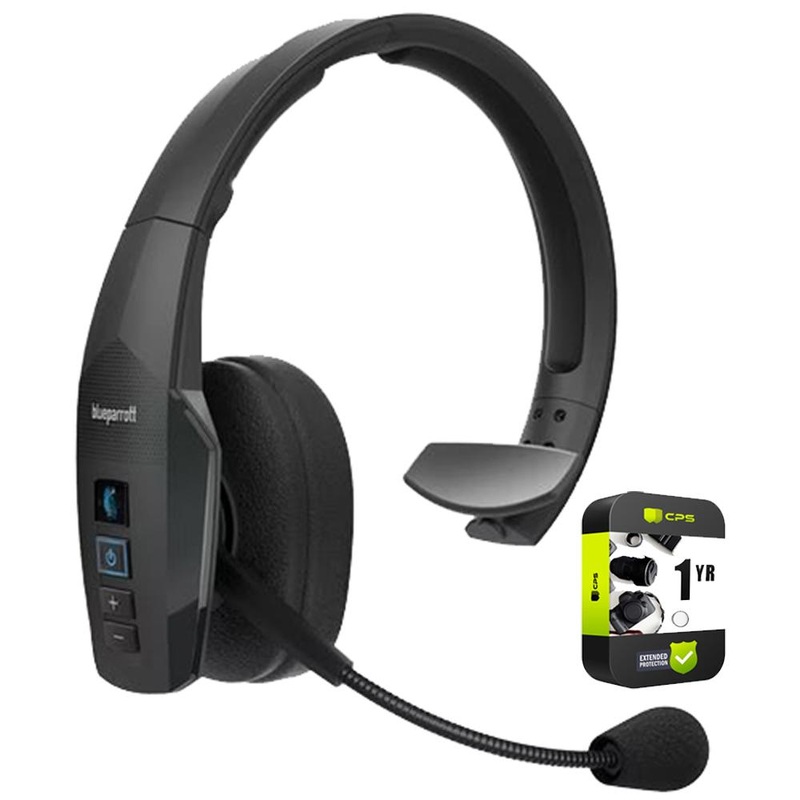BlueParrott Wireless Bluetooth Mono Headset with 1 Year Extended Warranty