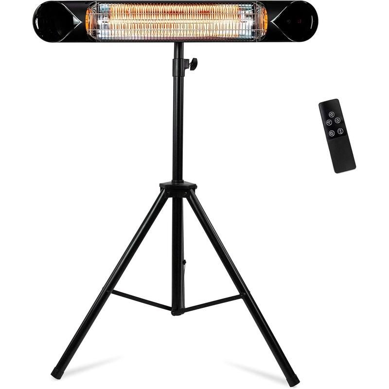 Briza Infrared Electric Patio Heater Indoor/Outdoor Portable Wall/Garage Heater