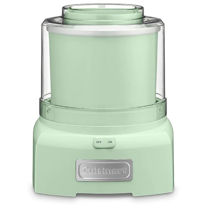 Cuisinart ICE-21GFR Frozen Yogurt & Ice Cream Maker, Mint Green, 1.5 Quart (Refurbished)