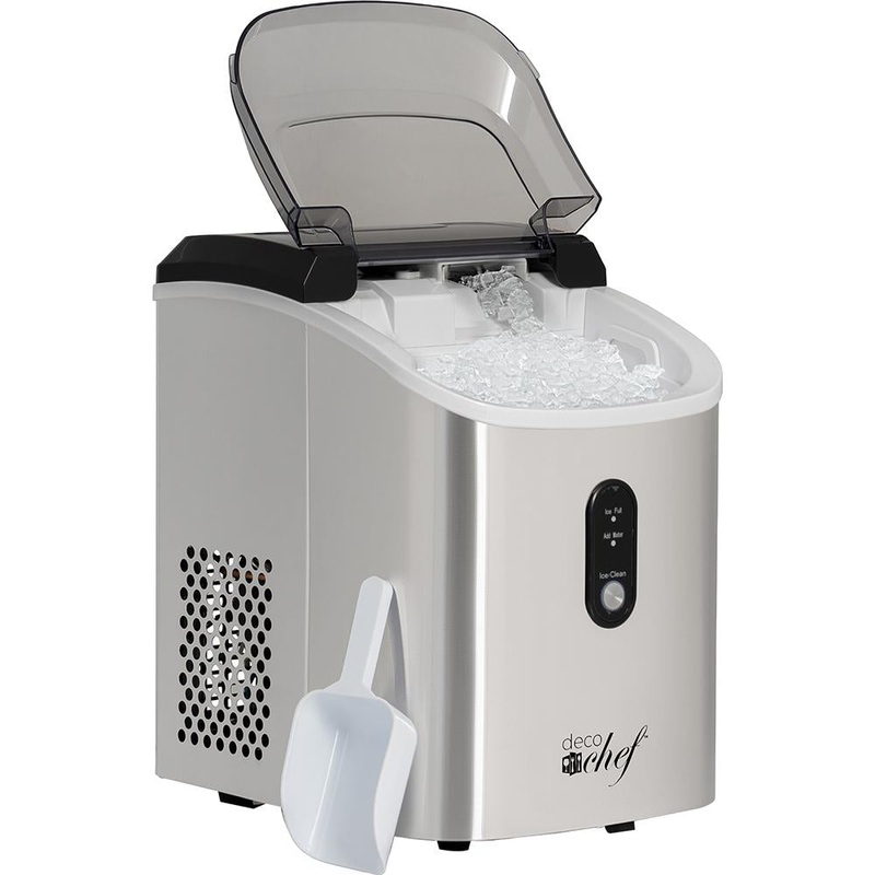 Deco Chef 33 LB Nugget Ice Maker with 1-Press Auto Operation - 26NIMSTS - Open Box