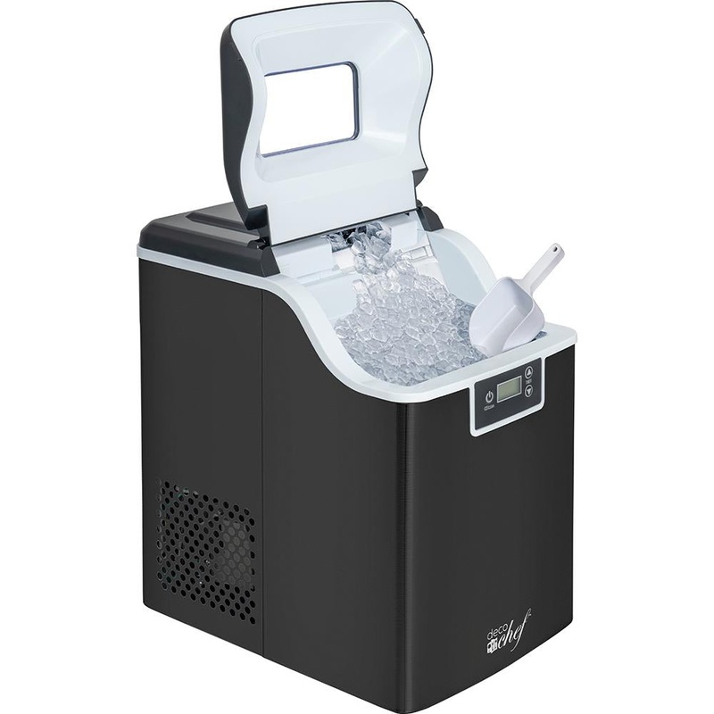 Deco Chef 44 LB Countertop Nugget Ice Maker in Black - IM44NGBLK - Open Box