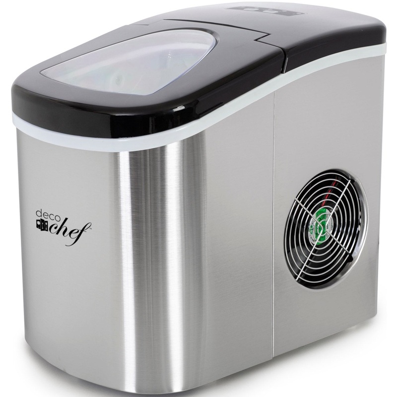 Deco Chef Stainless Steel Ice Maker Compact Top Load 26Lbs. Per Day (IMSTS) - Open Box