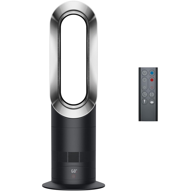 Dyson Hot+Cool Jet Focus fan heater AM09 (Satin Black/Nickel), Large