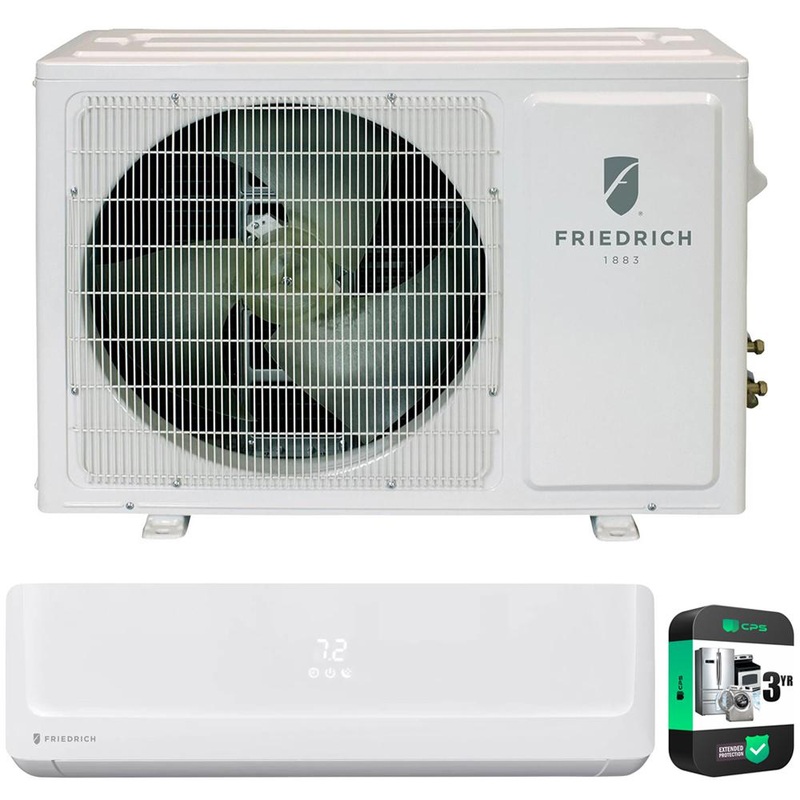 Friedrich Floating Air Pro 9000 BTU Split Air Conditioner & Heating + 3 Year Warranty