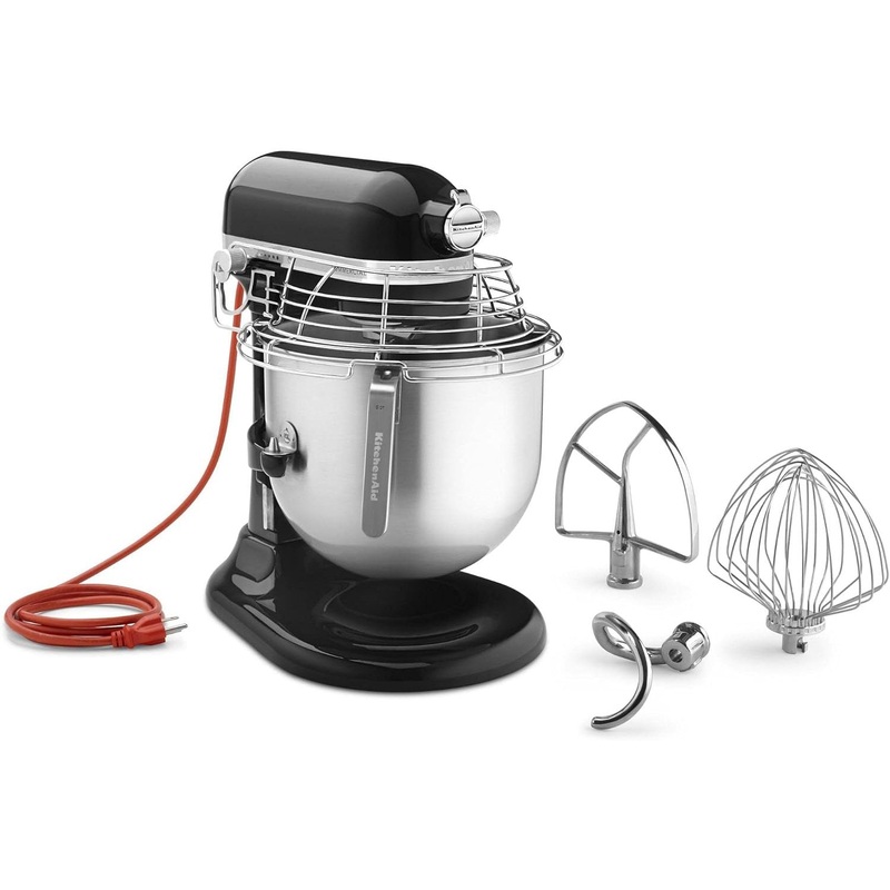 KitchenAid KSMC895OB 8-Quart Commercial Countertop Mixer with Bowl-Guard 10-Speed Onyx