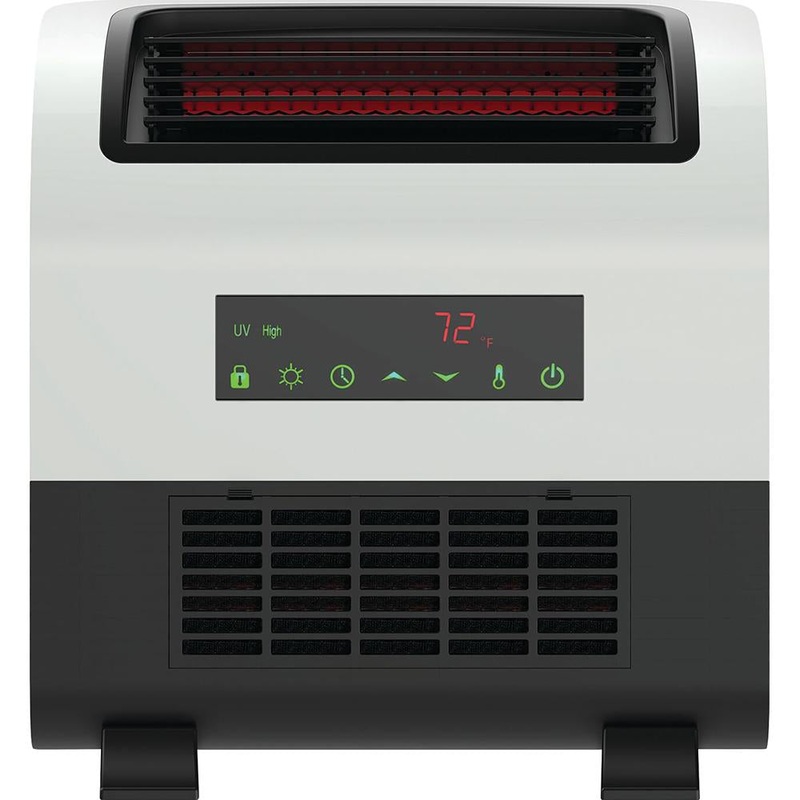 LifeSmart Slimline Infrared Wall-Mountable Heater with UV Light - Open Box
