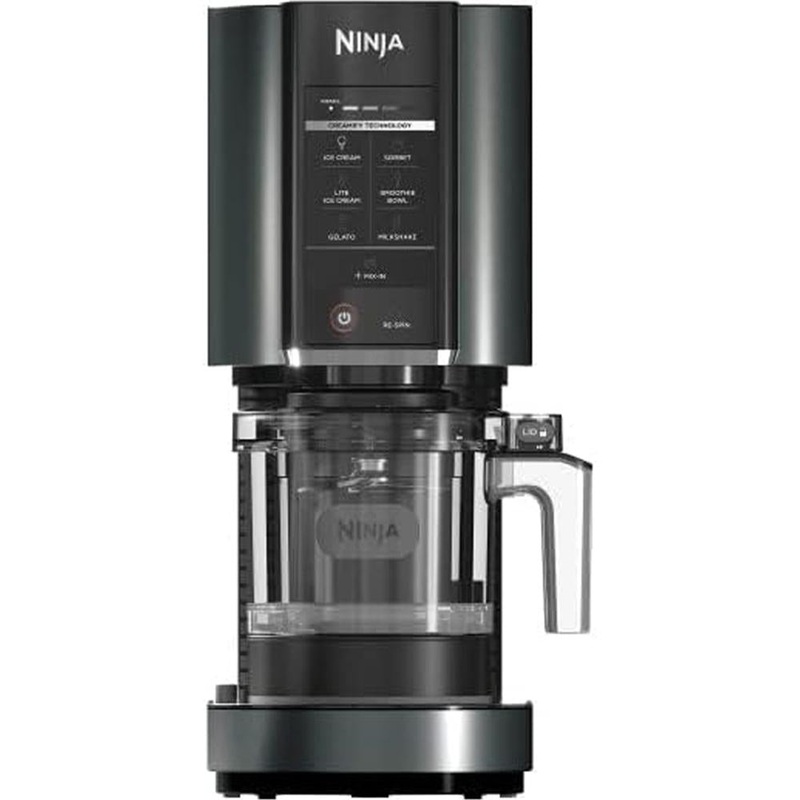 Ninja CREAMi Ice Cream; Sorbet; Milkshake Maker + 3 CREAMi Pints; Black - Open Box