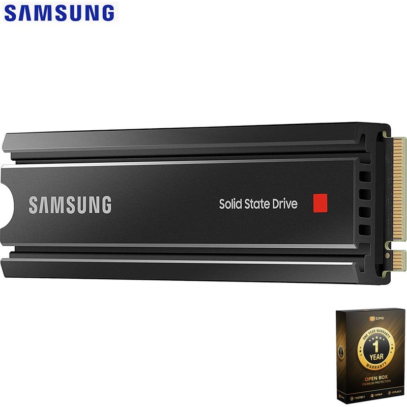 Samsung 980 PRO with Heatsink PCIe 4.0 NVMe SSD 1TB f/ PC/PS5 OPEN BOX + 1 Year Warranty
