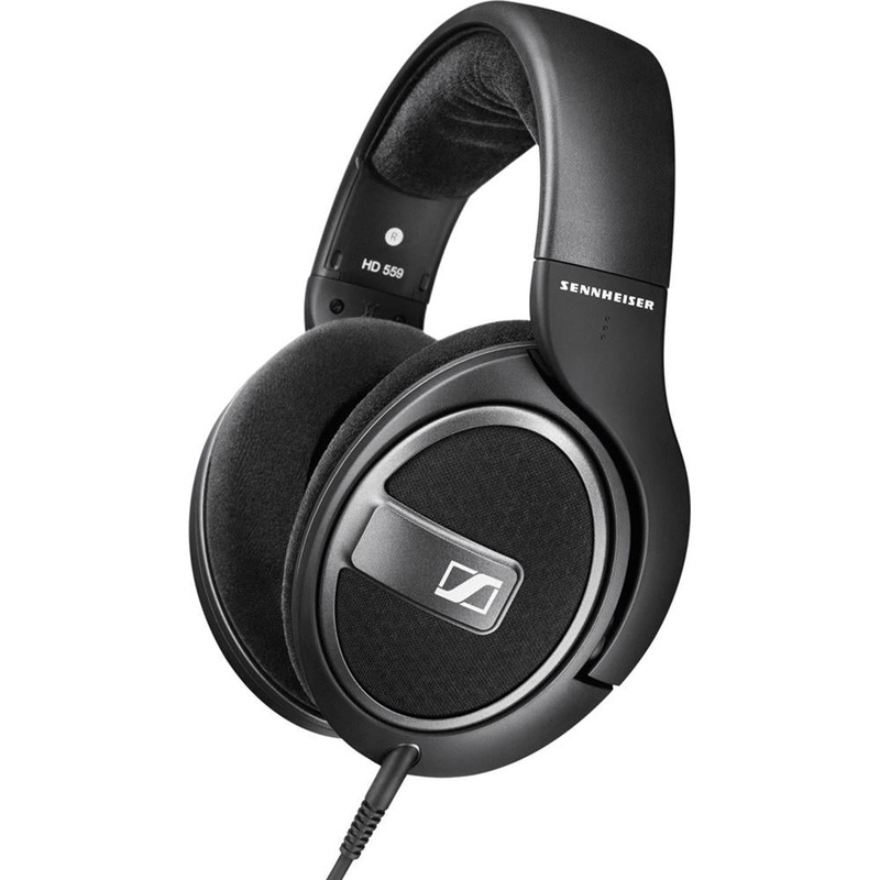 Sennheiser HD 559 Open-Back Around-Ear Headphones - Black (506828) - Open Box