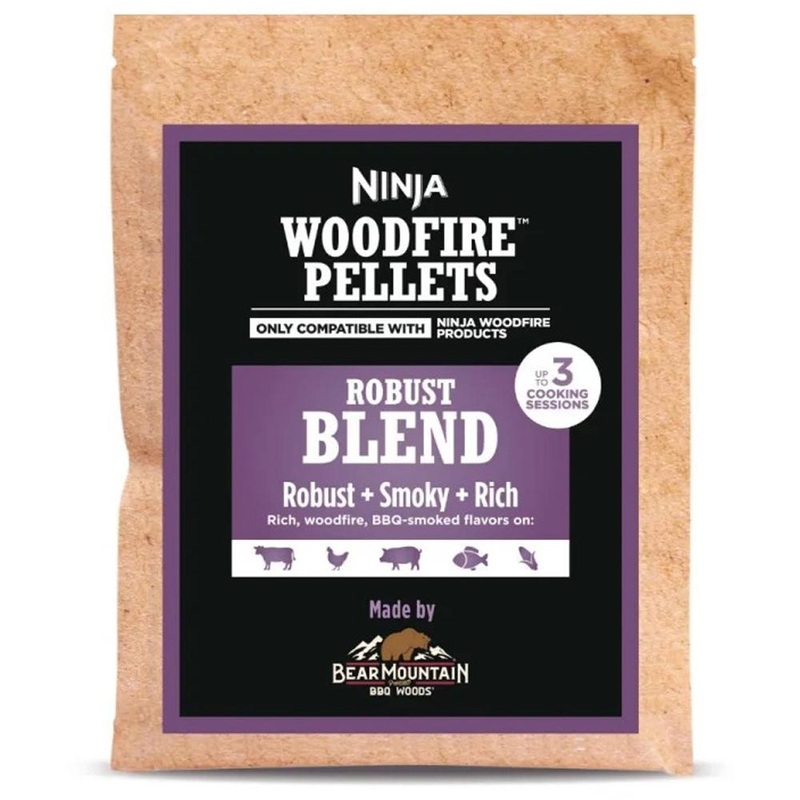 Ninja Woodfire Pellets, Robust Blend Starter Bag - Up To 3 Uses (XSKOP2R)