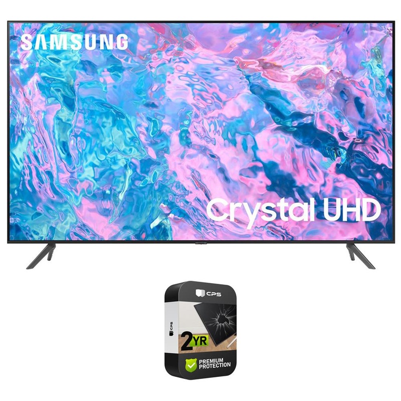 Samsung UN70CU7000 70" Crystal UHD 4K Smart TV 2023 with 2 Year Extended Warranty