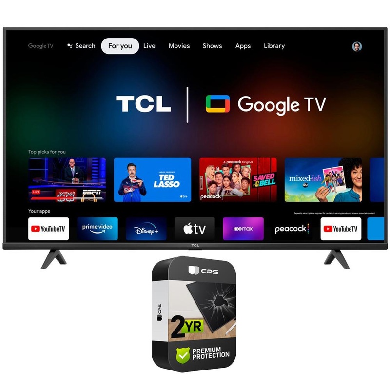 TCL 65" Class 4-Series 4K UHD HDR Smart Google TV 2022 Model + 2 Year Warranty