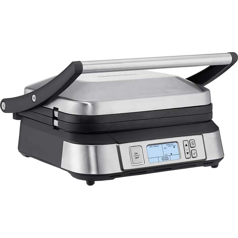 Cuisinart GR-6S Contact Griddler with Smoke-less Mode - Open Box