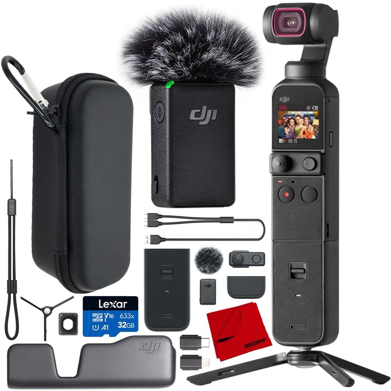 DJI Pocket 2 Handheld 4K Video 64MP Camera Gimbal Stabilizer Creator Combo Bundle