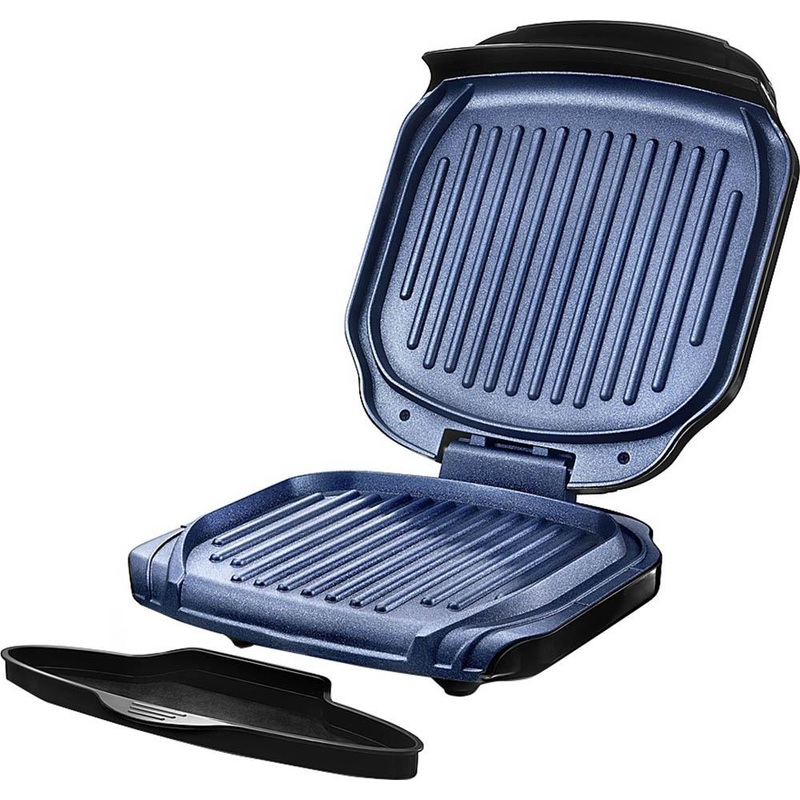 Granitestone Low Fat Multipurpose Sandwich Grill with Nonstick Copper Coating Blue - Open Box