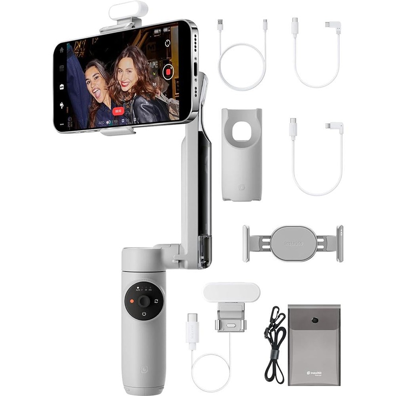 Insta360 Gimbal Stabilizer Creator Kit w/ 3-Axis Stabilization; AI Tracking - Open Box