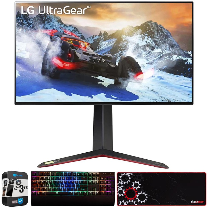 LG 27" UltraGear 4K UHD Nano IPS 1ms 144Hz Gaming Monitor w/ 3Yr Warranty Bundle