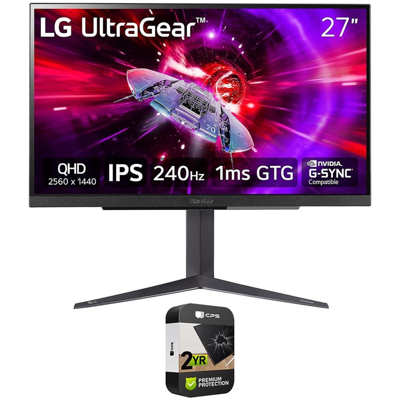 LG 27" UltraGear QHD 1ms 240Hz Gaming Monitor with 2 Year Warranty
