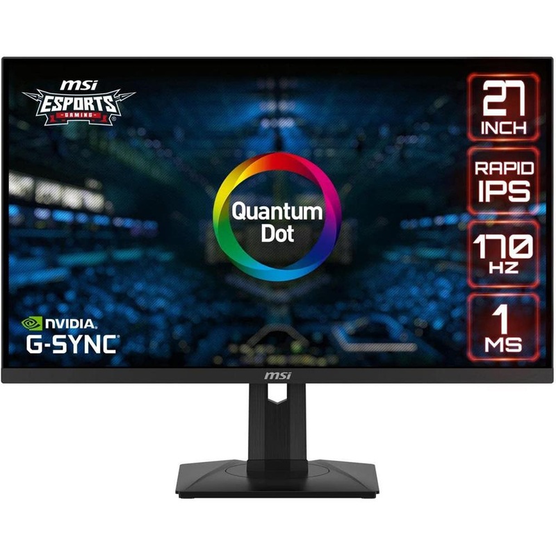 MSI 27" Flat Gaming Monitor in Metallic Black - G274QPFQD