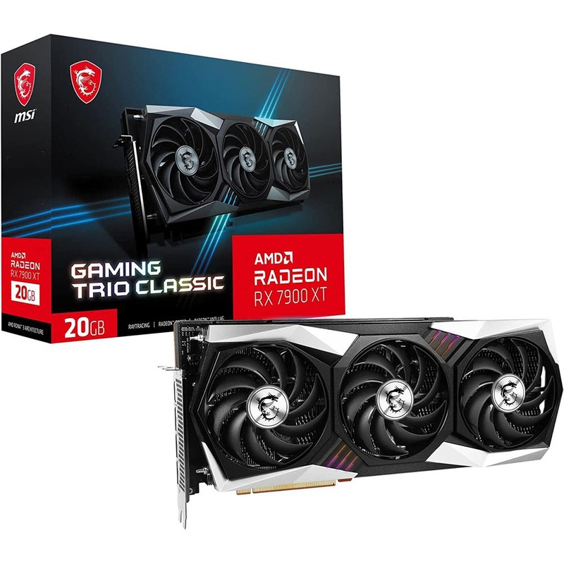 MSI Radeon RX 7900 XT Gaming Trio Classic Graphics Card - R79XTGTC20G