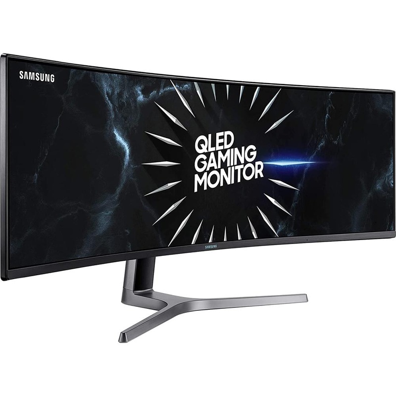 Samsung 49" CRG9 Dual QHD 120Hz QLED Curved Gaming Monitor (LC49RG90SSNXZA) - Open Box