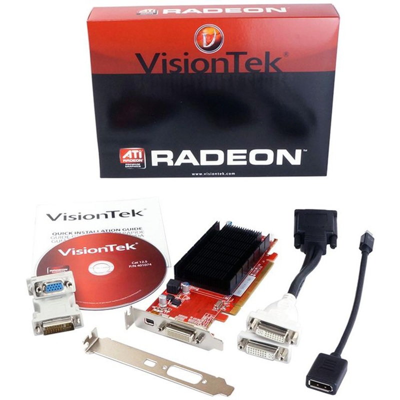 VisionTek Radeon 6350 SFF 3M DMS59 1GB Graphics Card - 900456