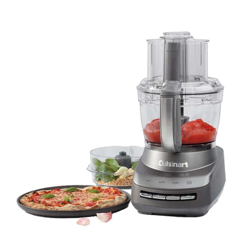 Cuisinart Core Custom 13 Cup Food Processor, Gunmetal - Factory Refurbished