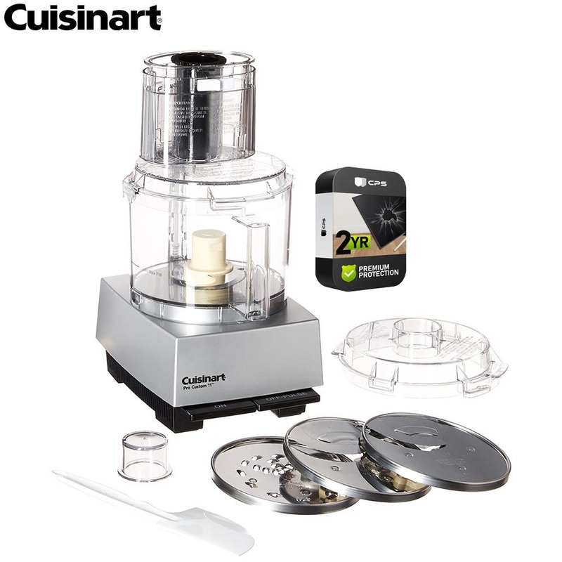 Cuisinart Food Processor Pro Custom 11 Cup Chrome Renewed with 2 Year Warranty
