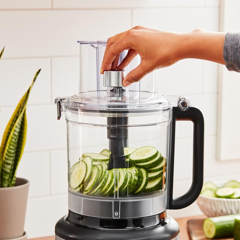 KitchenAid 13-Cup All In One Food Processor, Onyx Black - Open Box
