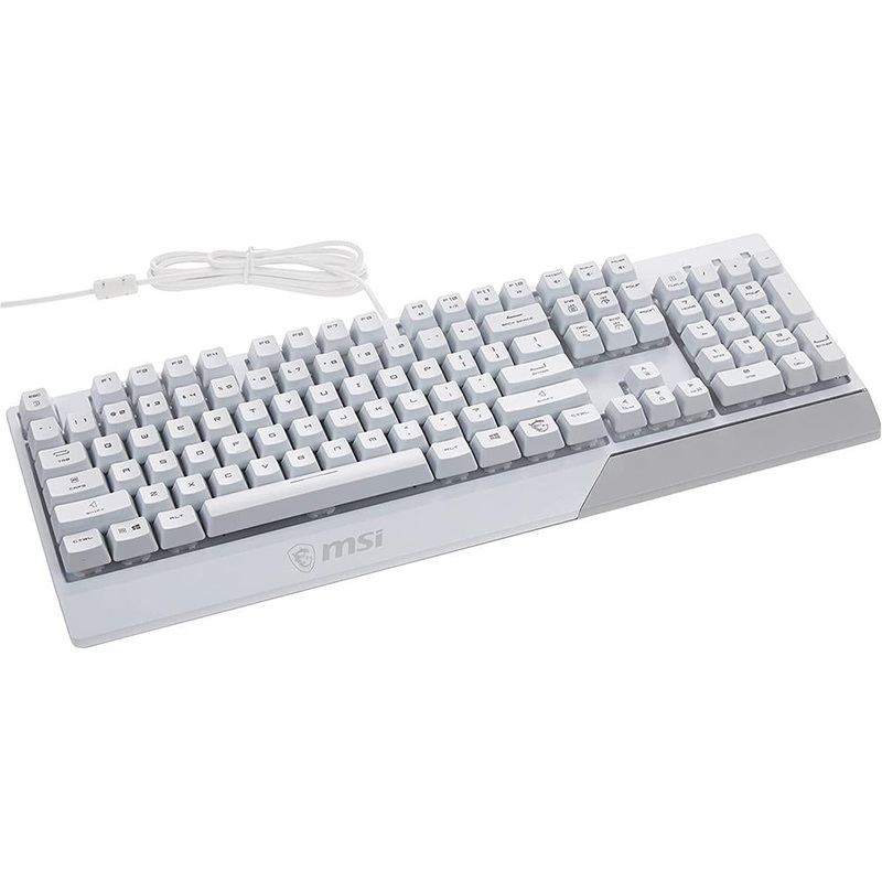 MSI Vigor GK30 Mechanical Gaming Keyboard in White - VigorGK30W