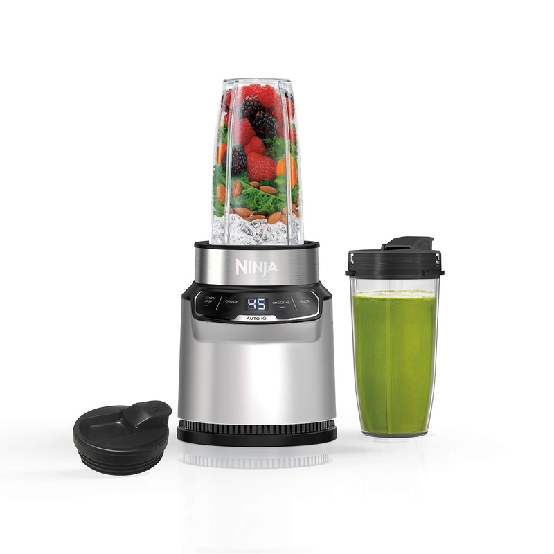 Ninja BN401 Nutri-Blender Pro with Auto-iQ, 1100W Motor, (2) 24oz Cups - Refurbished