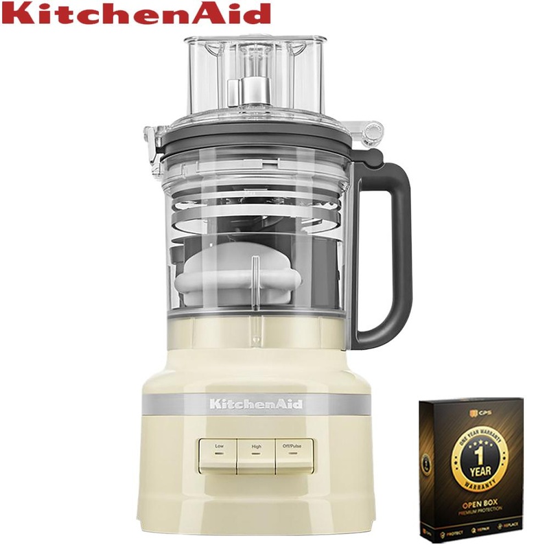 KitchenAid 13-Cup All In One Food Processor; Cream White (Open Box) + 1 Year Warranty