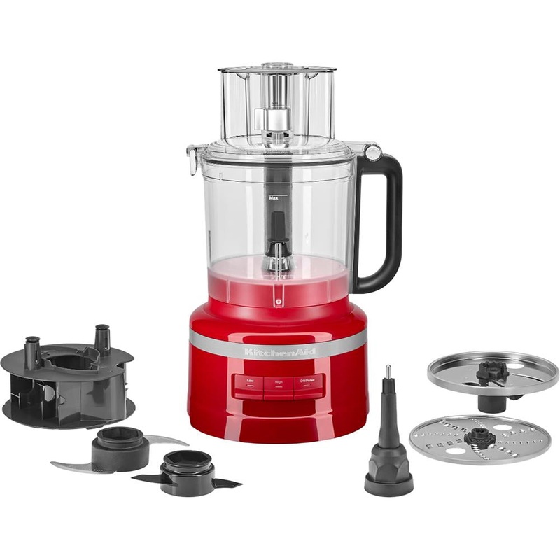 KitchenAid 13-Cup All In One Food Processor; Empire Red - Open Box