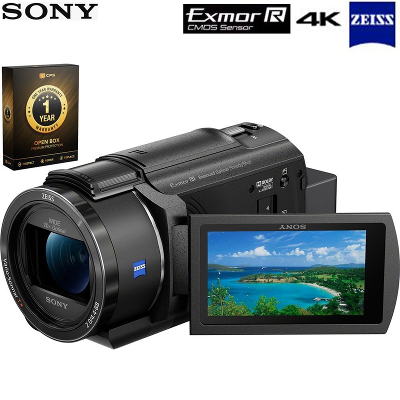 Sony 4K Handycam Camcorder with Exmor R CMOS Sensor Open Box + 1 Year Warranty
