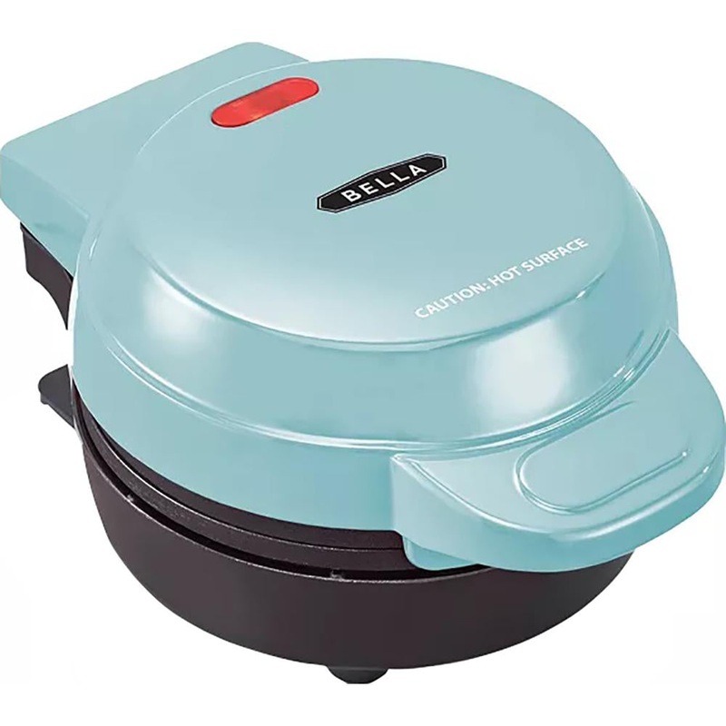 Bella Mini Portable Round Electric Mini Donut Baker Nonstick in Teal - 11304882T