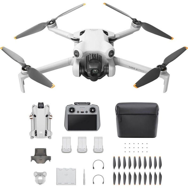 DJI Mini 4 Pro 4K HDR Drone Fly More Combo with RC 2 Remote - Open Box