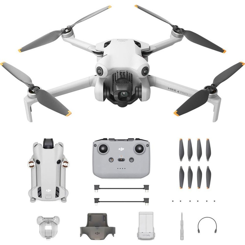 DJI Mini 4 Pro 4K HDR Folding Drone with RC-N2 Remote Kit CP.MA.00000731.01