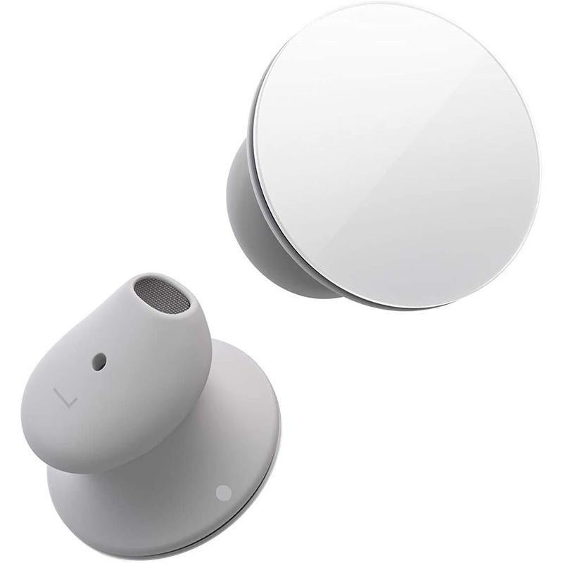 Microsoft Surface True Wireless Bluetooth Stereo Earbuds, Glacier - Open Box