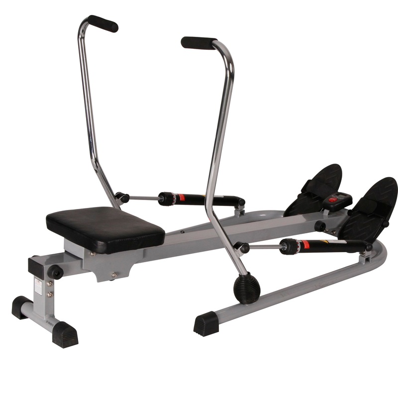 Sunny Health and Fitness 12 Level Resistance Rowing Machine Rower w/ Independent Arms (SF-RW5619)