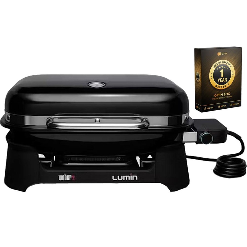 Weber Lumin Compact Indoor Outdoor Electric Grill (Open Box) + 1 Year Warranty