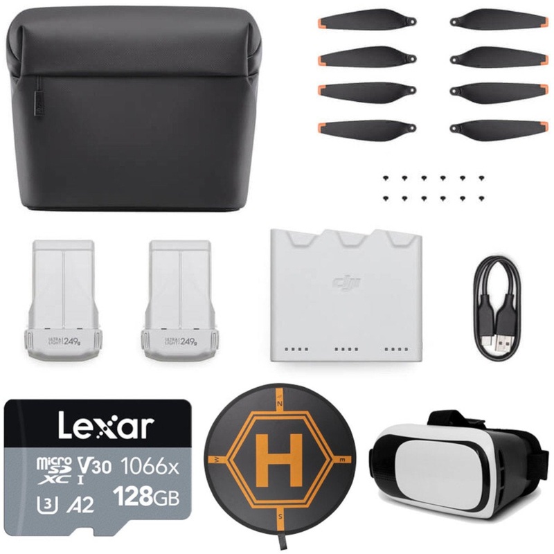 DJI Mini 3 Pro Fly More Kit Drone Accesory Kit with 128GB Landing Pad Bundle