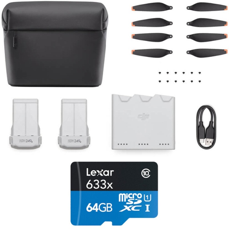DJI Mini 3 Pro Fly More Kit Drone Accessory Kit with 64GB Landing Pad Bundle
