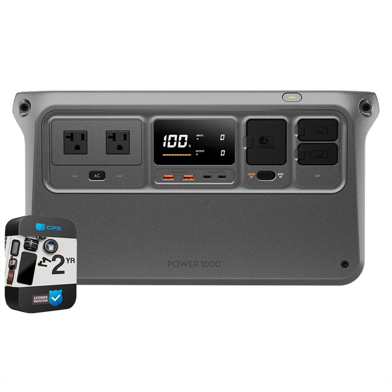 DJI Power 1000, Portable, Ultra- Quiet Outdoor Power Source with 2 Year Warranty