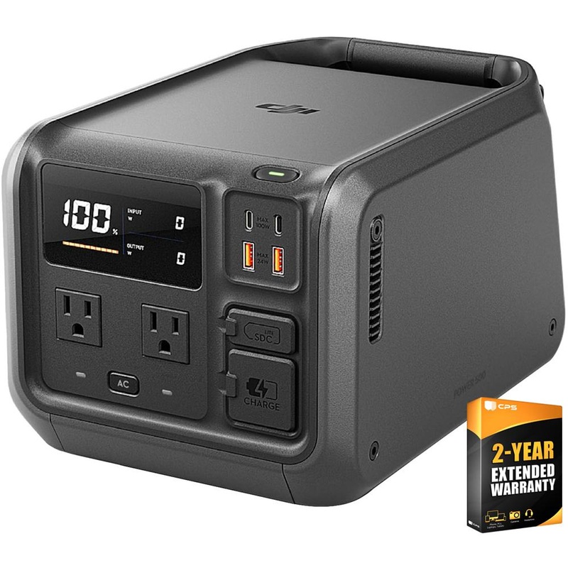 DJI Power 500 Portable Power Station, 1000W Output w/ 2 Year Warranty Bundle